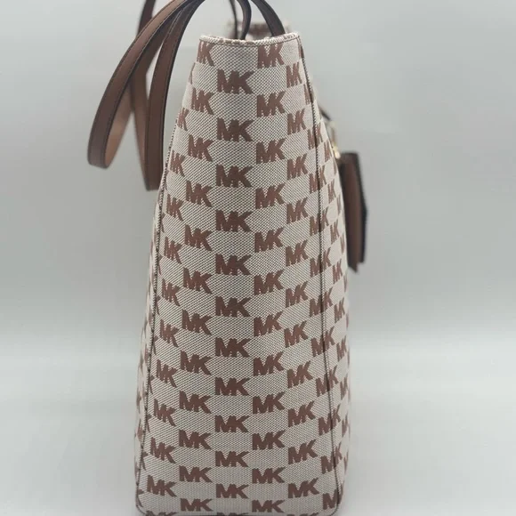 Michael Kors Vincent Large Logo Jacquard Tote Bag with Card Case NWT - Picture 6 of 15